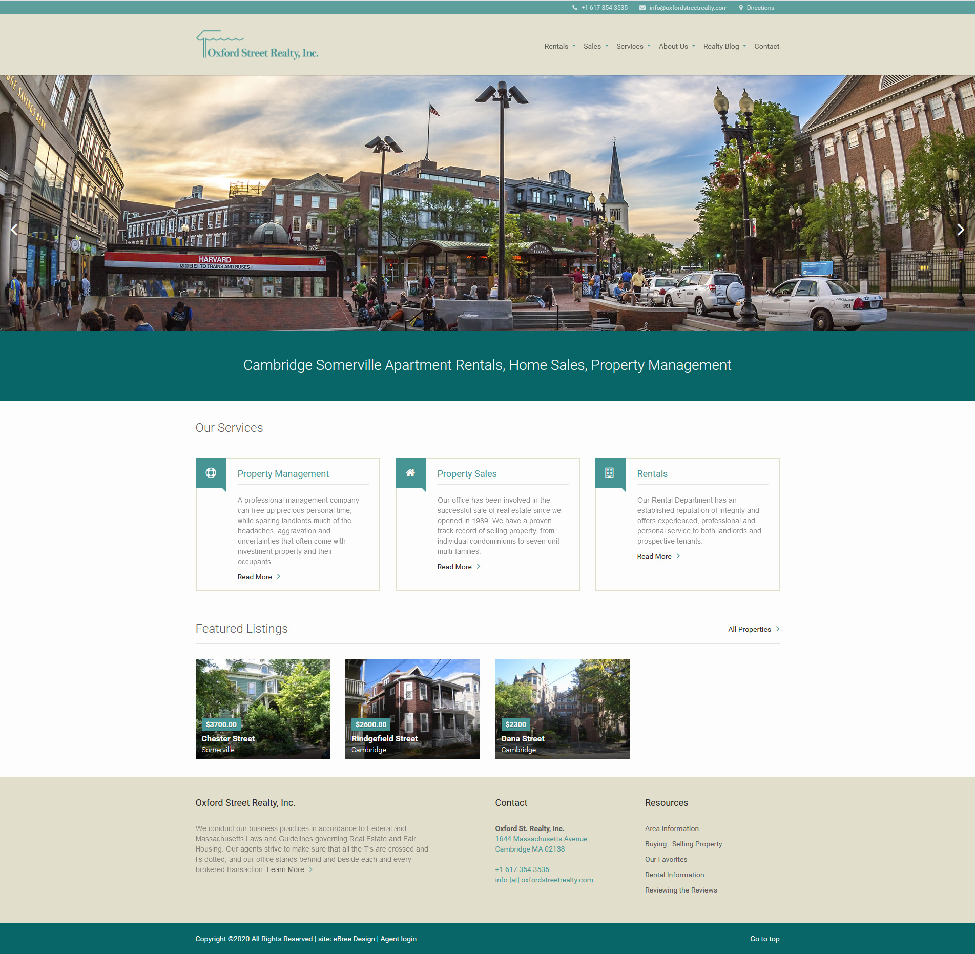 View Oxford Street Realty Real Estate Agency website